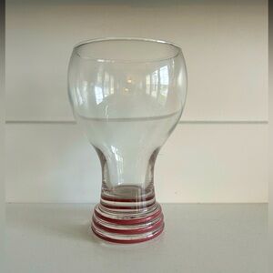Fiesta Vintage pink ringed drinking glass replacement glassware